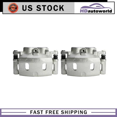 2x Brake Front Calipers With Brackets For 2008-2019 Cadillac Escalade ESV - Изображение 1 из 4