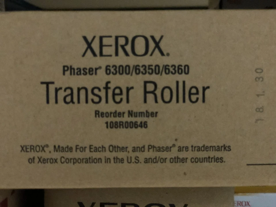 Original Xerox 108R00646 (108R646) Transferwalze - NEU VERSIEGELT - Bild 1 von 1