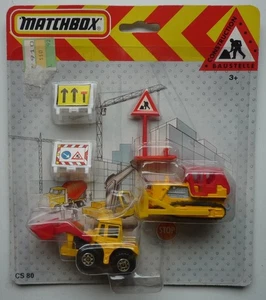Matchbox CS-80 Construction-Set Baustelle ! 29 Tractor Shovel + 64 Bulldozer OVP - Bild 1 von 1