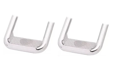 Carr 101241 Set of 4 Black Multi Fit 10" Hoop II Flat Steps for Jeep Wrangler JK Foto 1 de 4