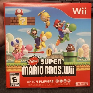 New Super Mario Bros. Wii (Nintendo Wii, 2009) Not For Resale Edition - Bild 1 von 6