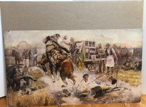 Buckaroo Sketch by Charles M Russell Western Art Print - Picture 1 of 1