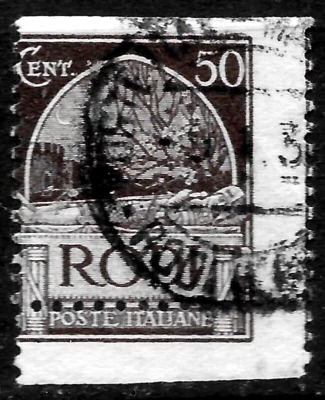 Italia 1929 Islas del Egeo Rodas Sc#20 USADO🔥Cd:RODI🔥ERROR Perforación perdida Foto 1 de 2