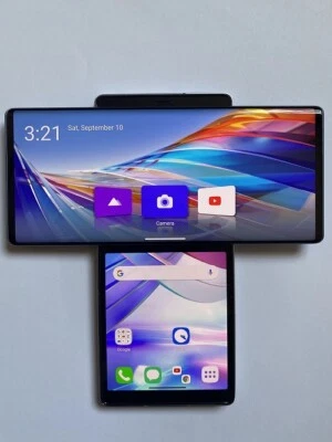 LG Wing 5G LM-F100TM colore grigio aurora 8 GB RAM 128 GB Smartphone  - Immagine 1 di 4