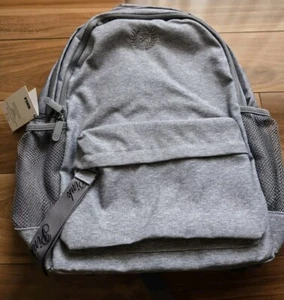 NWT Victoria's Secret PINK Ivy Classic canvas backpack bag tote carry gray - Picture 1 of 8