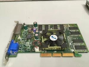 nVIDIA CN-0U0842-38561 GEFORCE FX5200 128MB AGP DVI GRAPHIC VIDEO CARD REV 03 - Picture 1 of 4