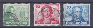 Berlin 1949 Johann Wolfgang von Goethe Gestempelt Mi. Nr. 61 - 63 € 180,-- - Bild 1 von 1