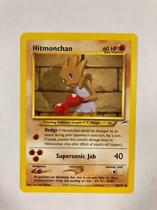 Pokemon TCG Hitmonchan 69/105 carta Neo Destiny - Foto 1 di 1
