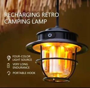 Camping Leuchte LED Zelt Laterne Leuchte Hängelampe Wiederaufladbar Outdoor Tragbar - Bild 1 von 11