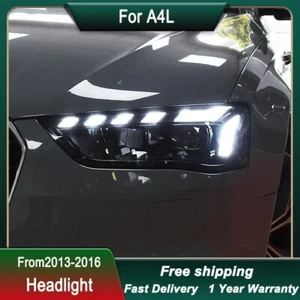 Faros LED completos para Audi A4 2013-2016 tipo RS5 secuencial con animación DRL - Imagen 1 de 8