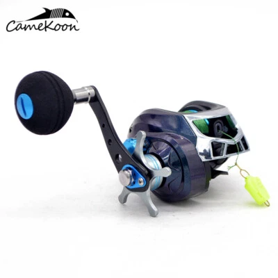 CAMEKOON Baitcaster 7.1:1 Gear Ratio Baitcasting Fishing Reel with PE Braid Line