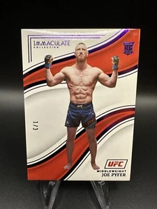 2023 UFC Panini Immaculate Joe Pyfer/3 Rookie!! - Picture 1 of 2