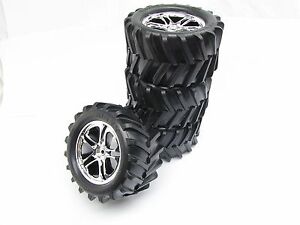 fits CLASSIC T-maxx (49104) - TIRES (4 wheels, Chevon 14mm 5173 tyres) Traxxas 