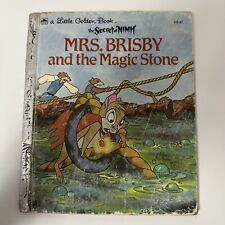 The Secret of Nimh, Mrs. Brisby & The Magic Stone, Little Golden Book, VTG 1982