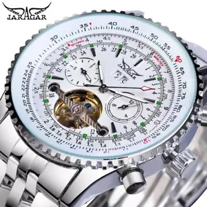 Reloj mecánico para hombre Jaragar clásico tourbillon blanco - Imagen 1 de 21