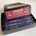 Vintage Box Dixon Graphite Lumber Crayons 493 Soft Purple in original box
