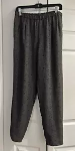 Eileen Fisher anthrazit & schwarz spitz zulaufende Seidenhose ~ Taschen ~ 27 Schrittlänge ~ fällt groß aus ~ S - Bild 1 von 5