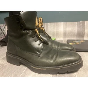 Bally Herren Stiefel 9,5. E Cachrow Grün Made In Italy Leder Combat. �� - Bild 1 von 18