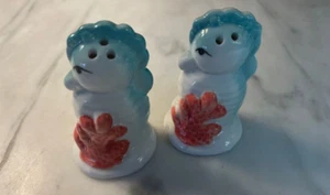 Seepferdchen mit korallenblau Salz und Pfefferstreuer NEU ohne Karton - Bild 1 von 6