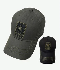 1pc US Army Embroidery Baseball Cap 100% Cotton With Adjustable Metal Buckle  - Picture 1 of 8