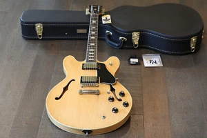 Vintage! 1979 Gibson ES-335 Semi-Hollow Electric Guitar Antique Natural + Case - Picture 1 of 21