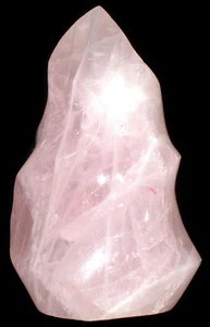 Hermosa llama de cuarzo rosa 4"/382 gramos - Imagen 1 de 2