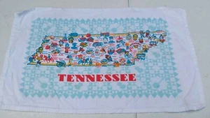 Tennessee Map State Dish Hand Towel Keep the Faye 25.5x15.5 Vintage Kitchen - Picture 1 of 3