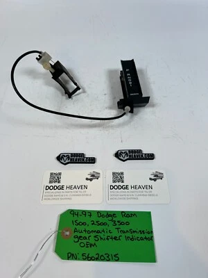 OEM 1994-1997 Dodge Ram 1500-3500 Gear Shifter Indicator Auto Trans 56020315 - Image 1 of 4