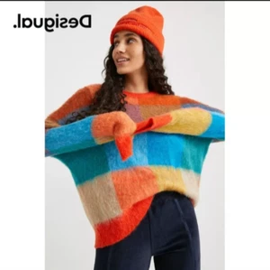 Mujer Desigual Jersey Cuadros Talla L - Imagen 1 de 18