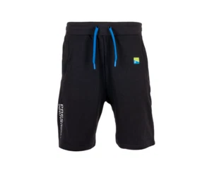 Preston Pro Jogger Shorts Carp Fishing Clothing Black Relaxed Fit All Sizes - Picture 1 of 5