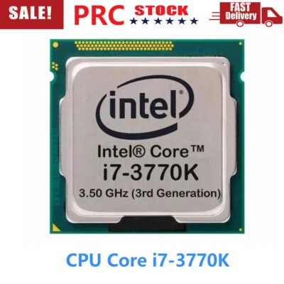Intel Core i7-3770K 3.5GHz LGA 1155 SR0PL 4 Core 8M L3 Cach 5GT/s CPU Processor - Image 1 of 4