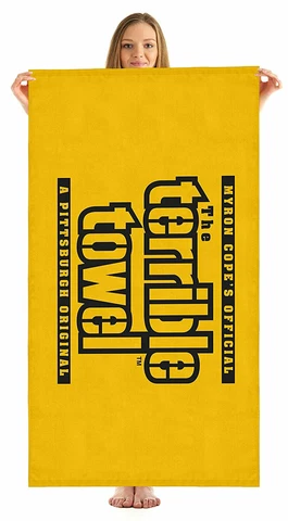 Pittsburgh Steelers NFL Myron Cope Terrible Beach Towel 30"X60" Cover