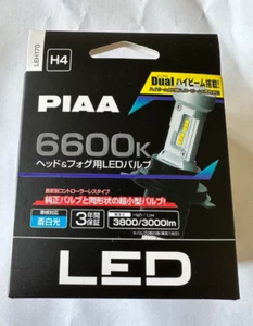 PIAA LEH170 LED Headlights Bulb H4(9003) 12V 18W/18W 6600K 3800lm/3000lm - Picture 1 of 2