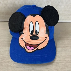 Mickey Mouse Disney Boys XC 12/15 Adjustable Hat Blue Toddler Fun - Picture 1 of 8