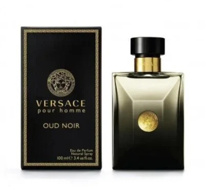 Versace Oud Noir Pour Homme 100ml Edp Mens 100% Genuine Brand New Sealed  - image 1 of 4