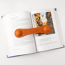 Weighted Bookmark - Leather Book Page Weight Book Weights Holder for Hands-Free 