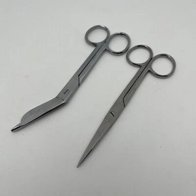 Molco Lister Angled Scissors & Amico Straight Scissors Stainless Steel - Image 1 of 4