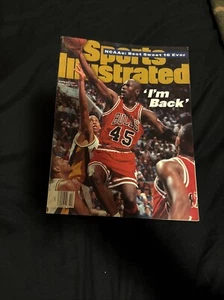 Vintage Michael Jordan I’m Back Chicago Bulls Sports Illustrated 3/27/1995 Tiger - Picture 1 of 1