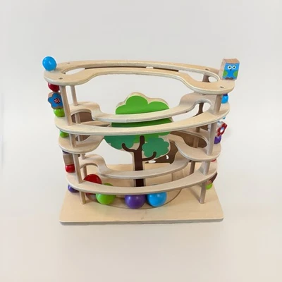 Kugelbahn Kinder Spielzeug Holz Solini Waldtiere - Bild 1 von 4