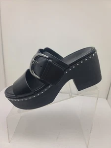 Fitflop Pilar LT ST schwarz 3" Plateau Pantoletten Sandalen Größe 7 TOP - Bild 1 von 11