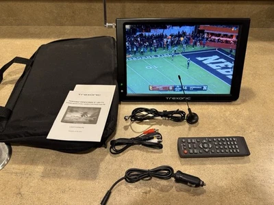 Trexonic TR-D12 Lightweight Rechargeable Widescreen 12" LED Portable TV HDMI - Image 1 of 4