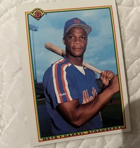 1990 Bowman - Darryl Strawberry #141 New York Mets Vintage NY - Picture 1 of 2