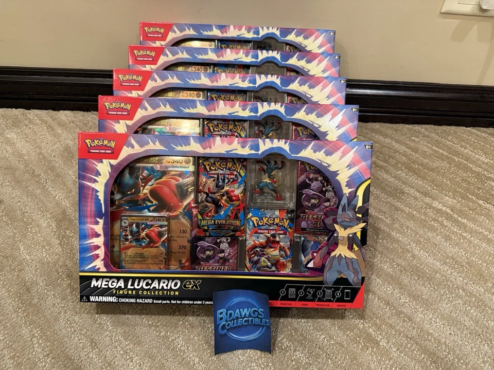 Pokemon Mega Lucario ex Premium Figure Collection Box Factory