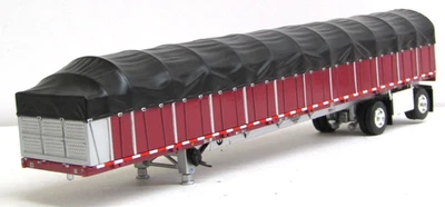 DCP NEWLY TOOLED maroon Wilson spread axle covered wagon trailer 1/64 no box - Image 1 of 4