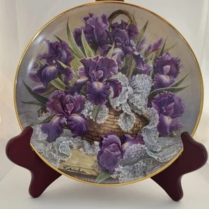 Franklin Piatto Iris Mogambo come nuovo Katherine Austen Ltd Ed 8" 🌸👑 - Foto 1 di 4