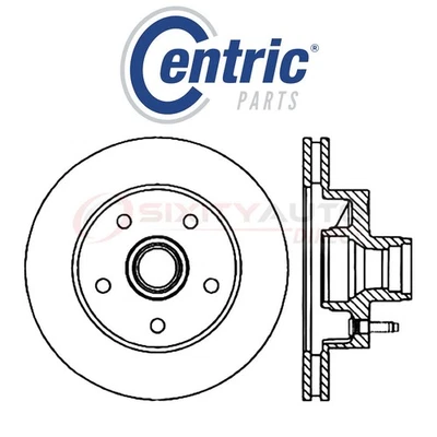 Centric C-TEK Disc Brake Rotor for 1995-1997 Ford Ranger 2.3L 3.0L 4.0L L4 em Foto 1 de 4