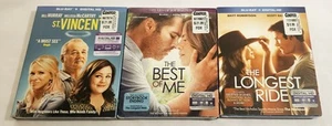 St. Vincent, The Best Of Me & The Longest Ride (Blu-ray + Digital HD) NEW SEALED - Picture 1 of 5