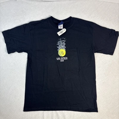 VTG 2005 US Open Tennis Championships New York Medium Black T- Shirt NWT NOS - Image 1 of 4