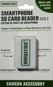 MOULTRIE® SMARTPHONE SD CARD READER Gen 3 MCA-13488 iPhone / Android Compatible - Picture 1 of 6