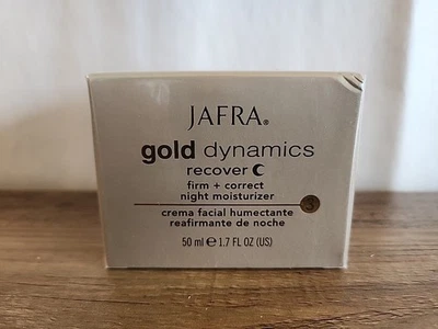 JAFRA Gold Dynamics Recover Firm + Correct Night Moisturizer 3, 1.7 oz Sealed - Image 1 of 4
